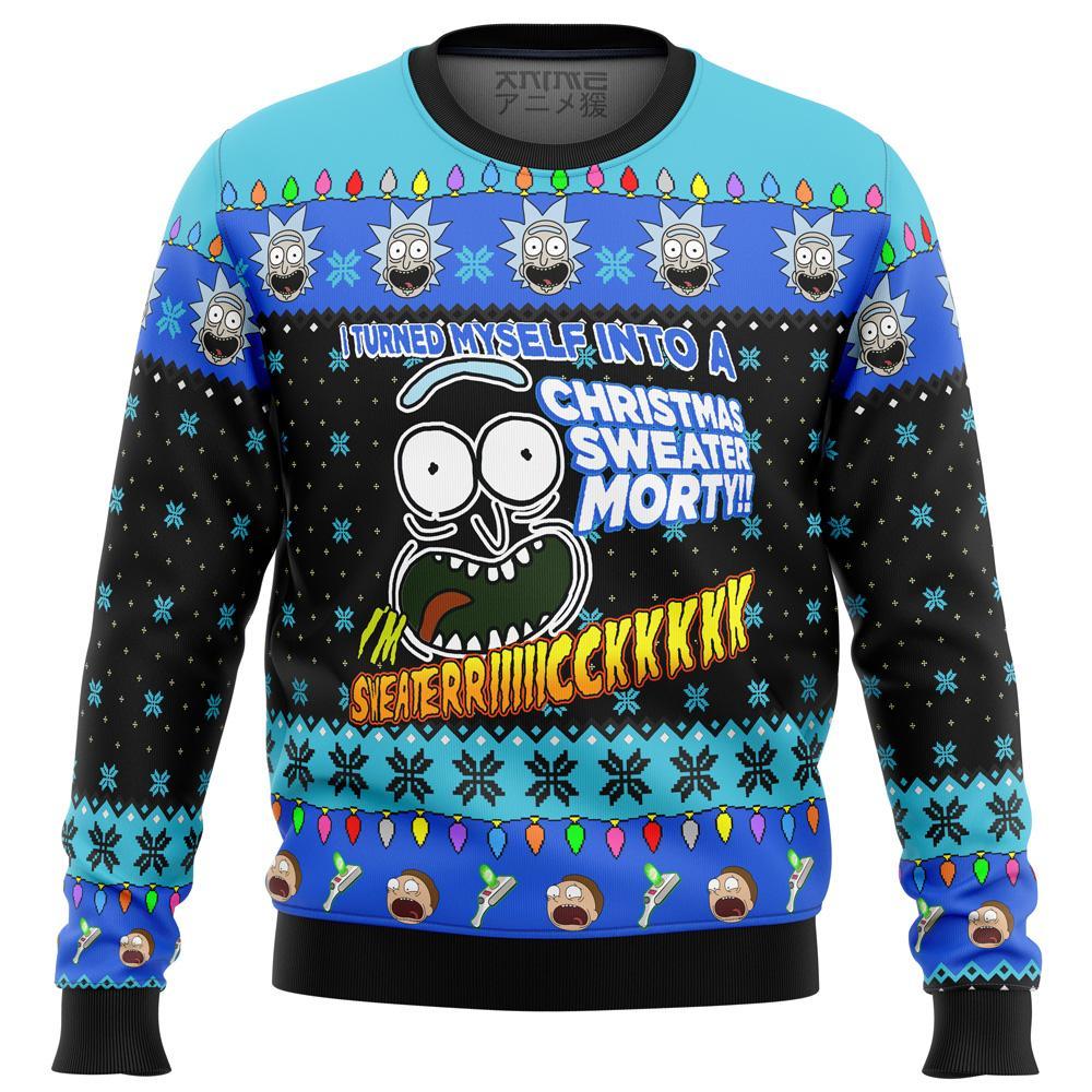 I’M Sweater Rick Rick & Morty Premium Ugly Christmas Sweater Amazing Gift Idea Thanksgiving Gift