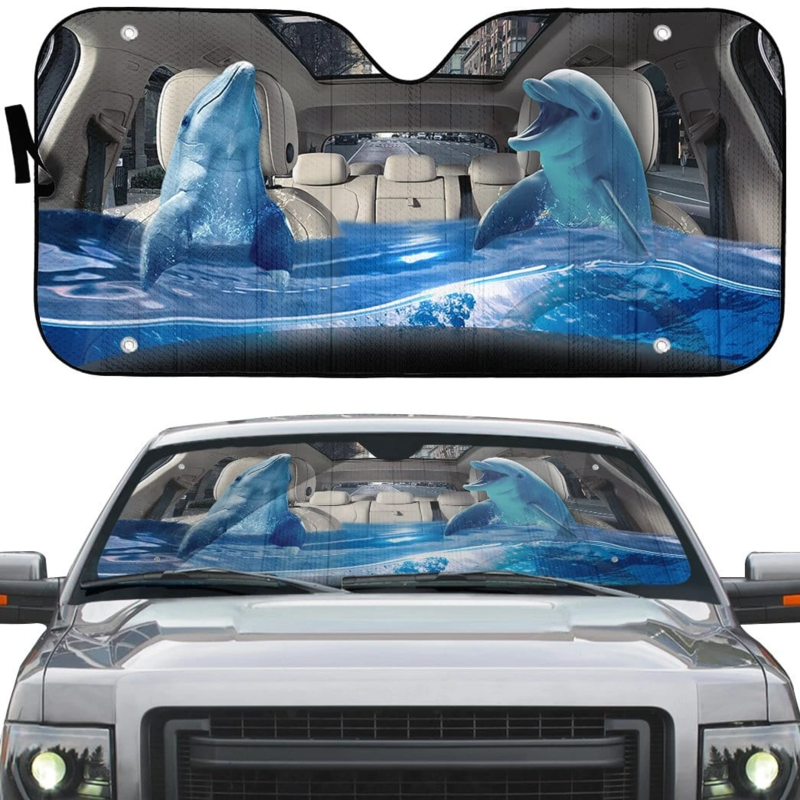 Dolphin Car Sunshade Gift Ideas 2022