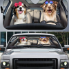 Australia Shepherd Couple Car Sunshade Gift Ideas 2021