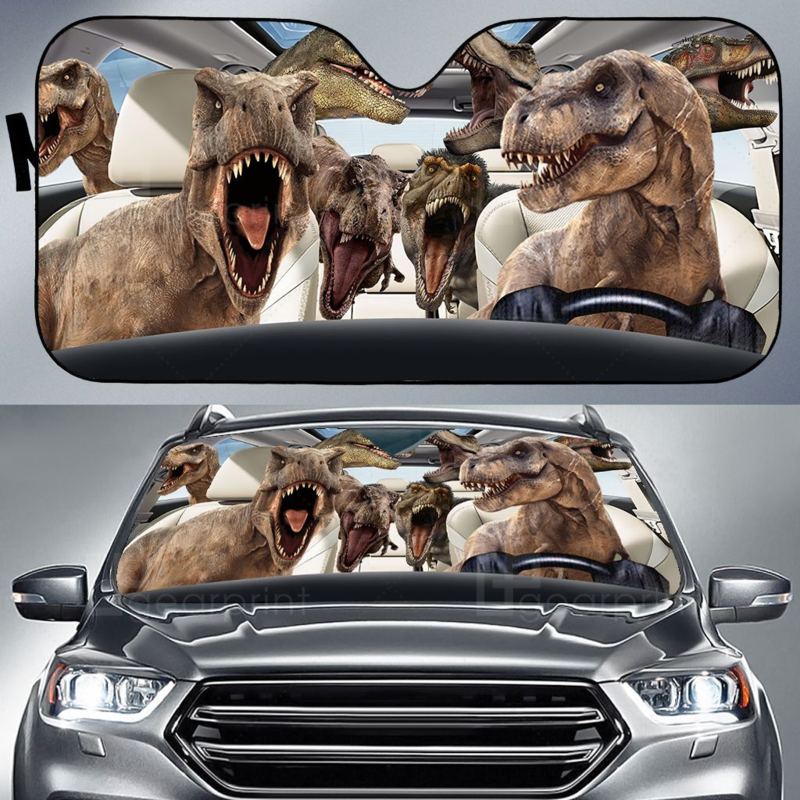 Trex Family Car Sunshade Gift Ideas 2022