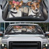Jack Russell Couple Car Sunshade Gift Ideas 2022