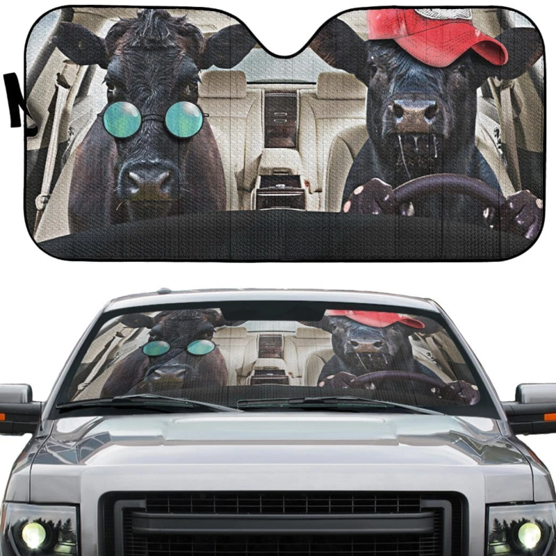 Angus Cattle Car Sunshade Gift Ideas 2022