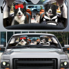 Border Collie Family Car Sunshade Gift Ideas 2022