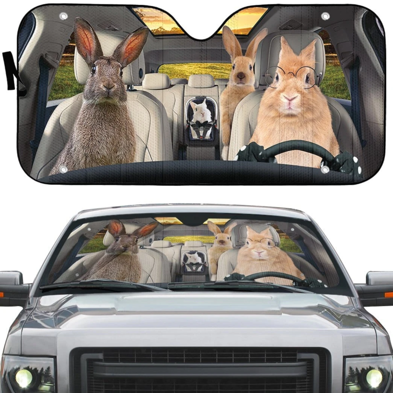 Rabbit V3 Car Sunshade Gift Ideas 2022
