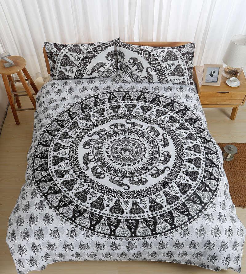 Indian Mandala Bedding Set Duvet Cover Set Comforter Covers California King Size