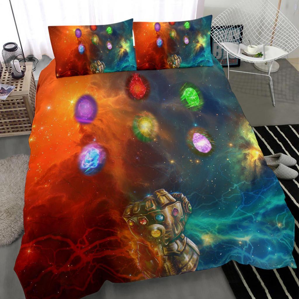 Infinity Stones Bedding SetDuvet Cover And Pillowcase Set