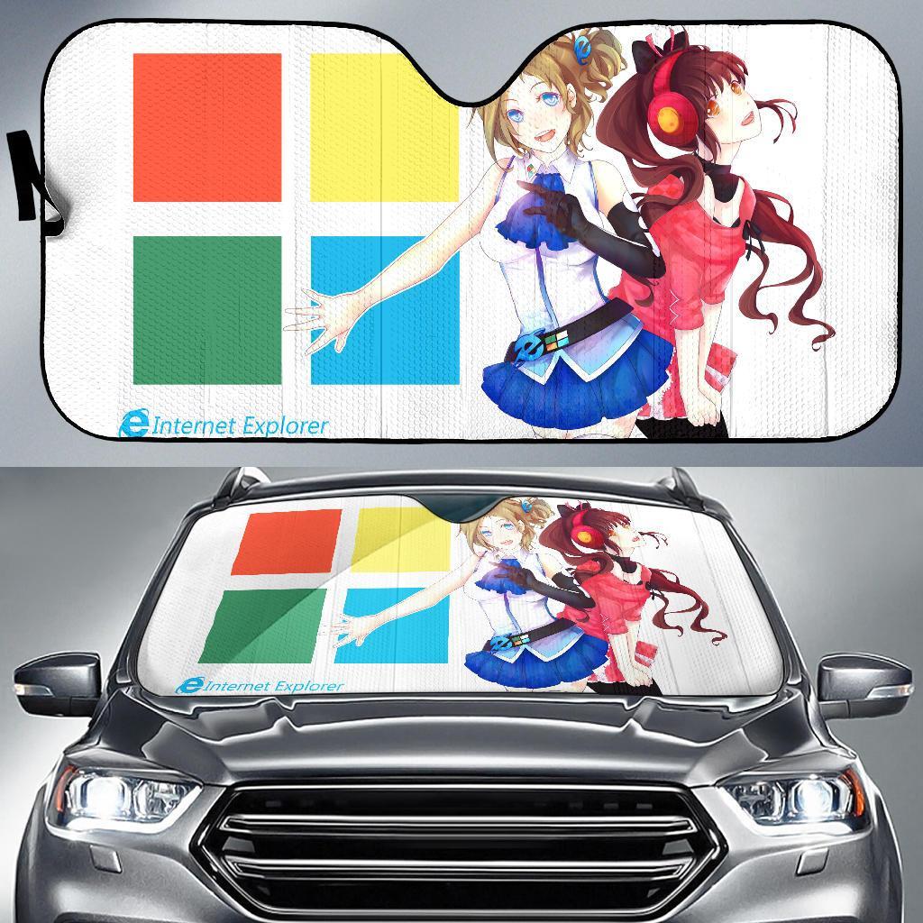 Inori Aizawa Internet Explorer Hd Car Sun Shade Gift Ideas 2022