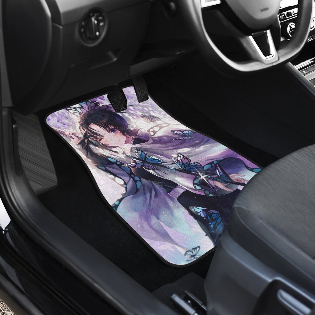 Inosuke Hashibira Shinobu Kocho Demon Slayer Uniform 3 Anime Car Floor Mats Custom Car Accessories Car Decor 2022