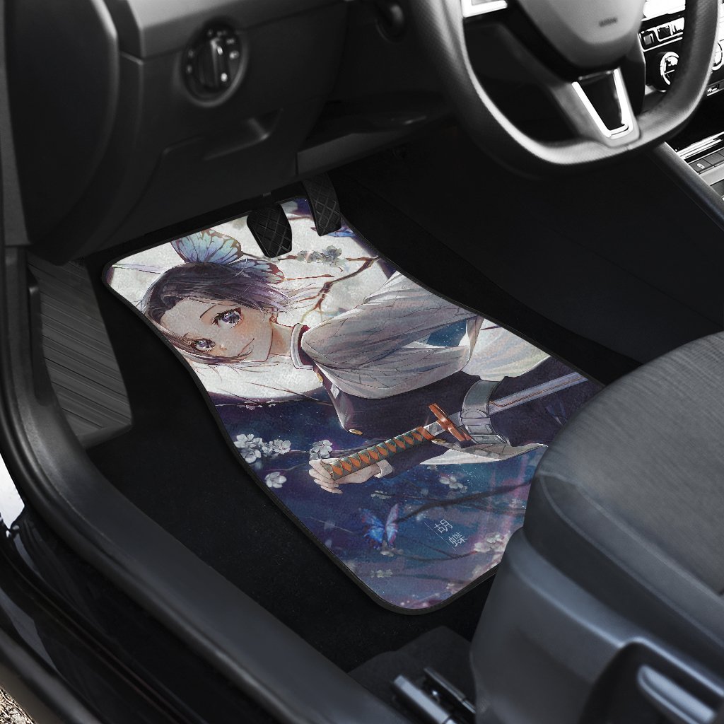 Inosuke Hashibira Shinobu Kocho Demon Slayer Uniform Anime Car Floor Mats Custom Car Accessories Car Decor 2022