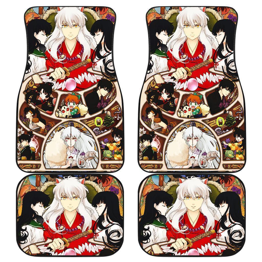 Inuyasha Poster Pattern For Fans Anime Japan Car Floor Mats