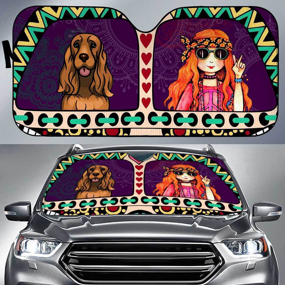 Irish Setter Peace Auto Sun Shade Gift Ideas 2021