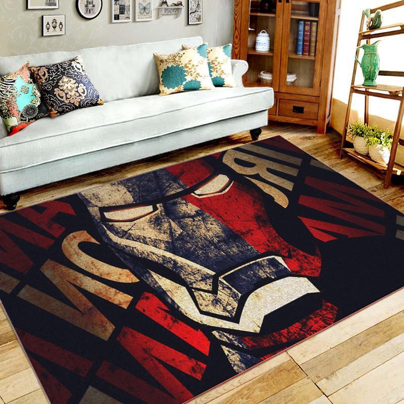 Iron Man Area Rug Home Decor Bedroom Living Room Decor