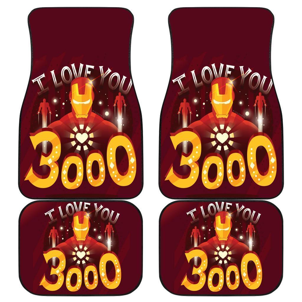 Iron Man Love 3000 End Game Car Floor Mats