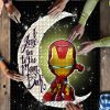 Iron Man Love To The Moon Mock Jigsaw Puzzle Kid Toys