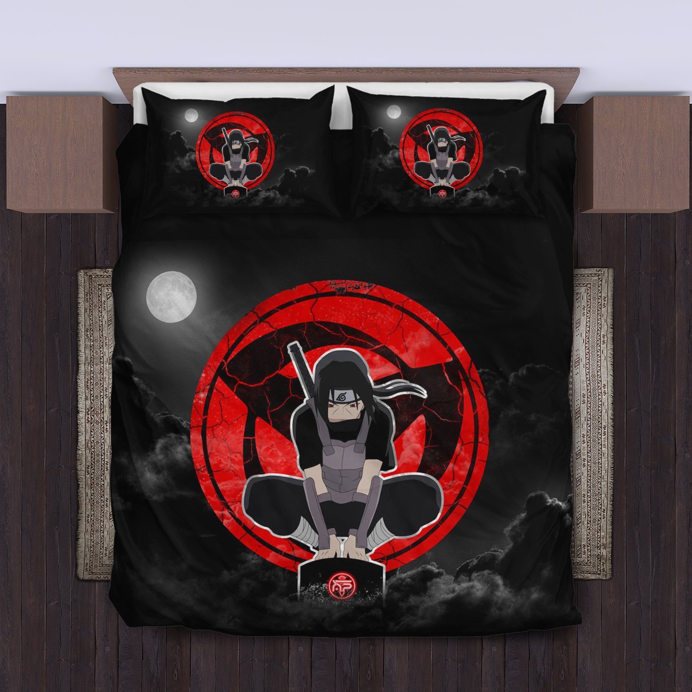 Itachi Anbu Sharingan Accessories Premium Custom Bedding