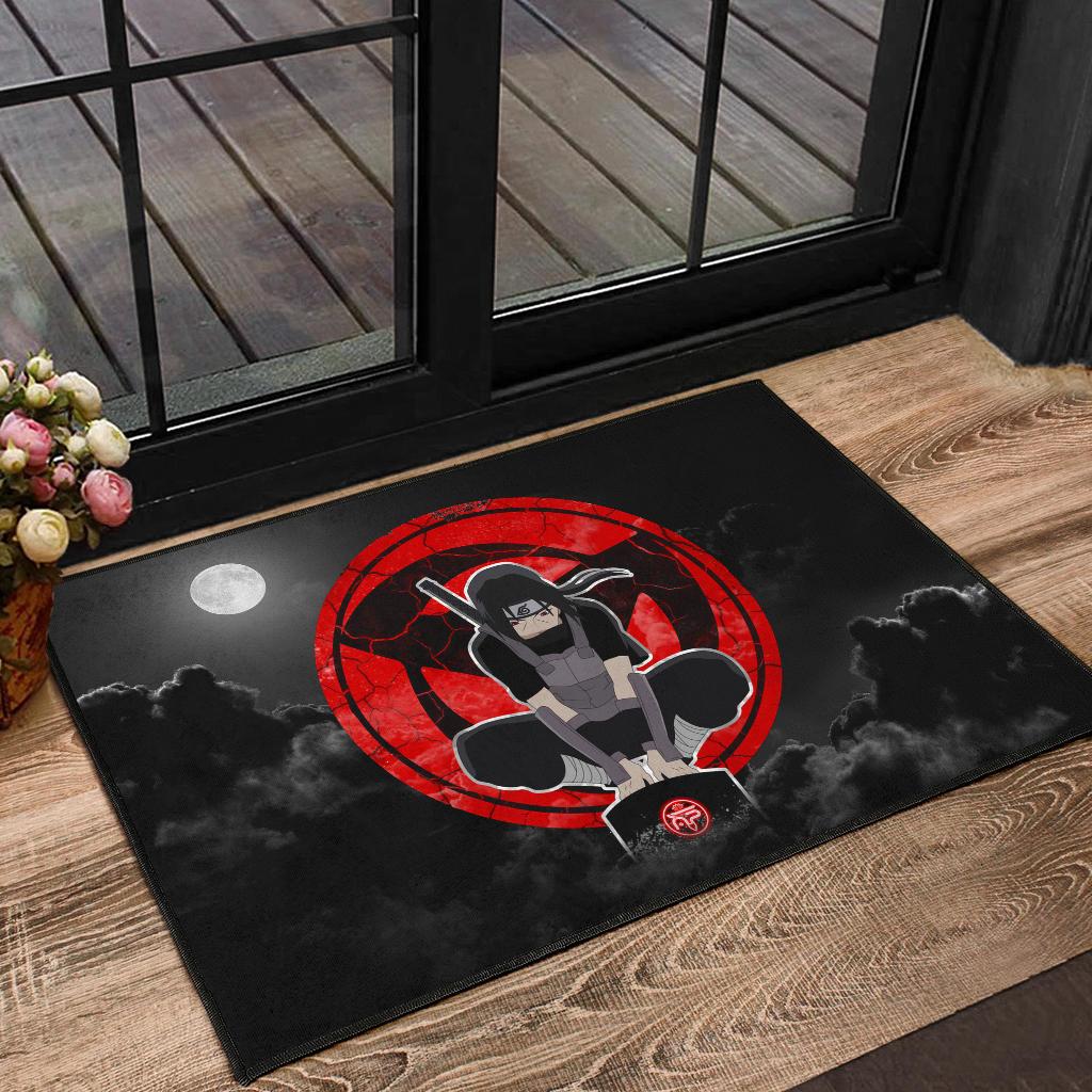 Itachi Anbu Sharingan Naruto Accessories Premium Custom Door Mats