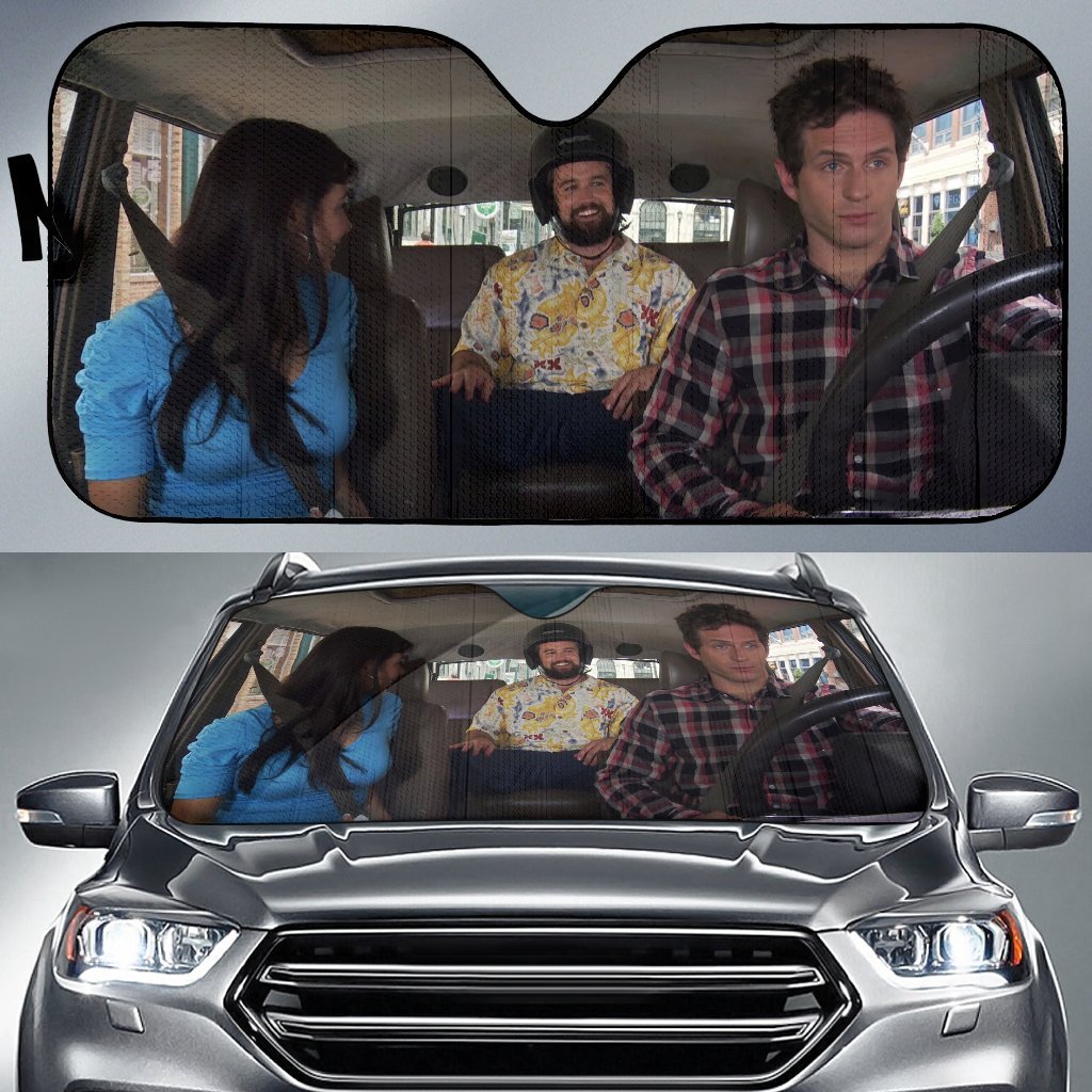 It'S Always Sunny In Philadelphia Driving Funny Auto Sun Shade Amazing Best Gift Ideas 2022