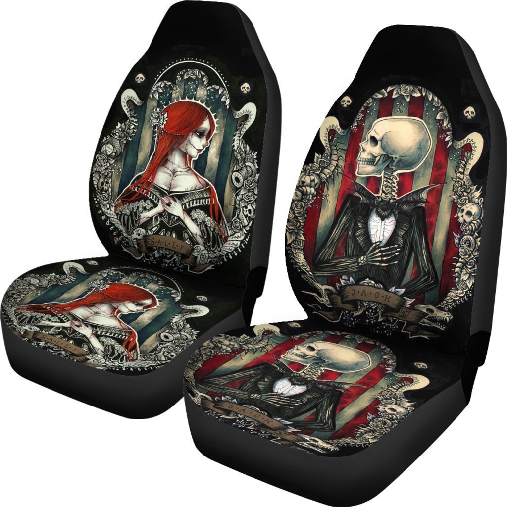 Jack And Sally Car Seat Covers 1 Amazing Best Gift Idea