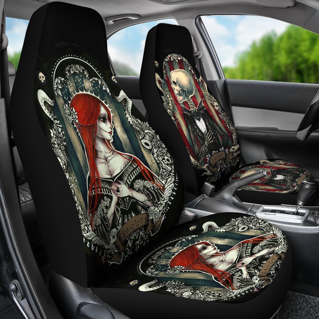 Jack And Sally Car Seat Covers 1 Amazing Best Gift Idea