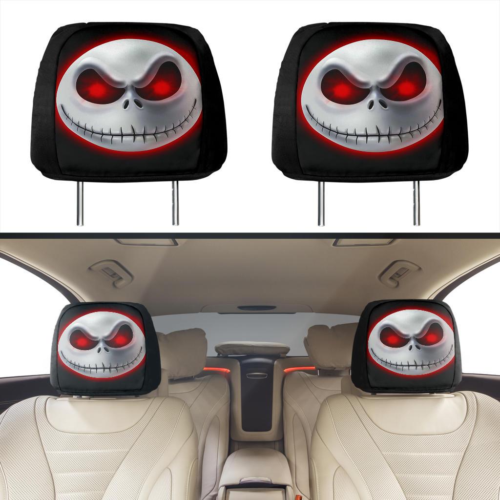 Jack Head Nightmare Before Christmas Car Seat Headrest Cover