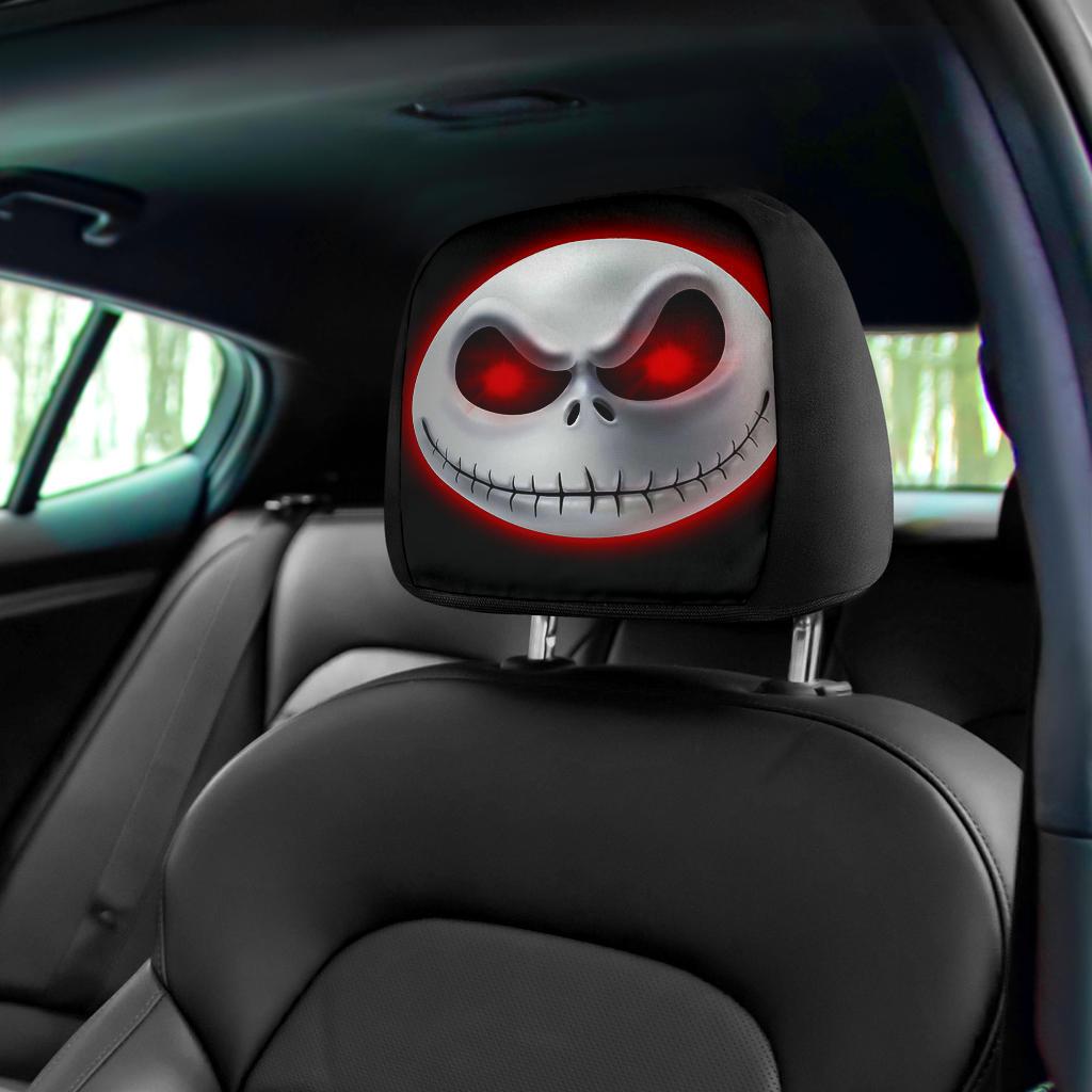 Jack Head Nightmare Before Christmas Car Seat Headrest Cover