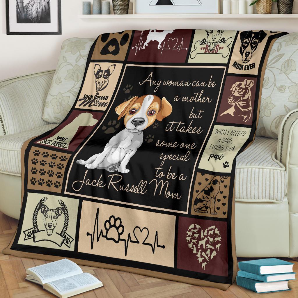 Jack Russell Vq Mom Premium Blanket