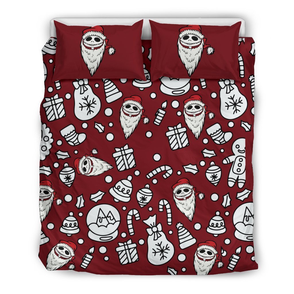 Jack Skellington Christmas Bedding Set 1Duvet Cover And Pillowcase Set