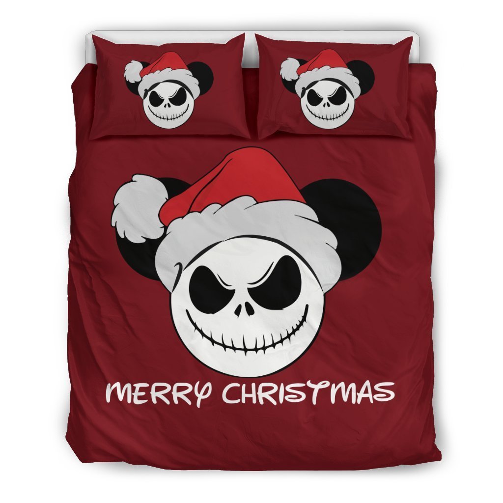 Jack Skellington Christmas Bedding Set 2Duvet Cover And Pillowcase Set