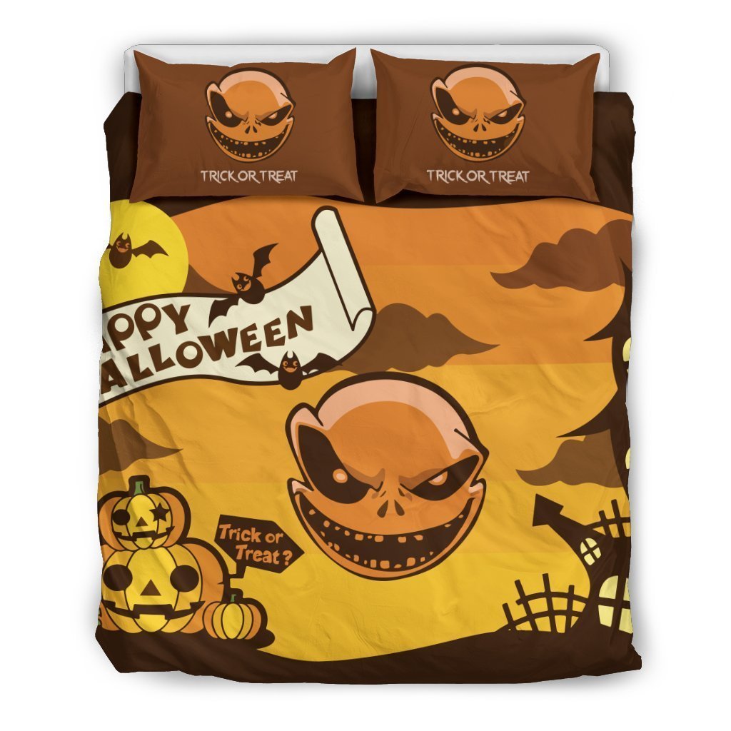 Jack Skellington Halloween Bedding Set 9Duvet Cover And Pillowcase Set