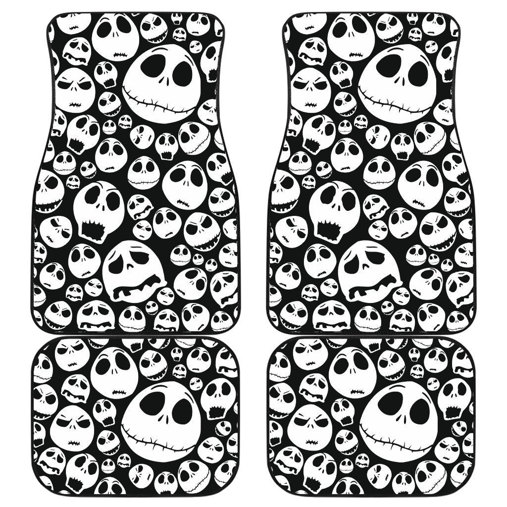 Jack Skellington Head Symbols Walt Car Floor Mats