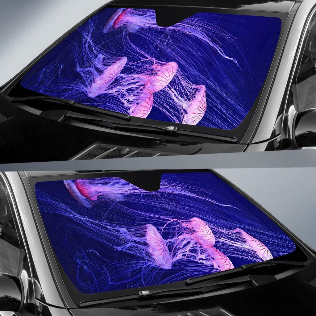 Jellyfishes Monterey Bay Aquarium Hd Car Sun Shade Gift Ideas 2022