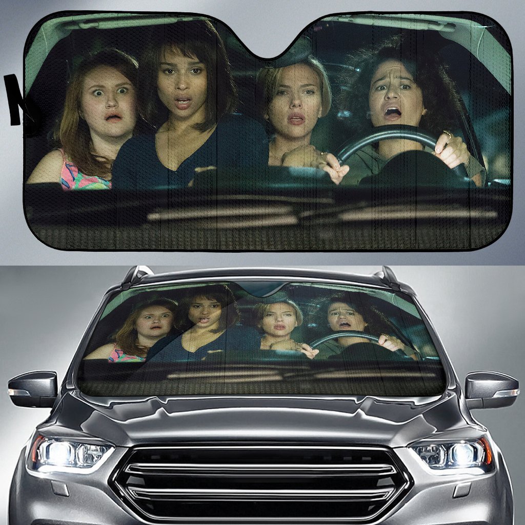 Jillian Bell, Zoe Kravitz, Scarlett Johansson And Ilana Glazer Car Auto Sun Shade