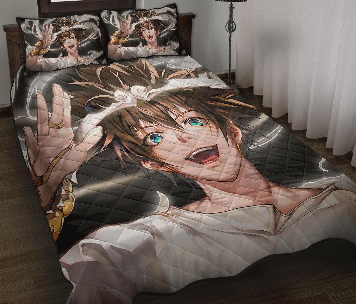 Jin Mori The God Of High School Anime Quilt Bed Set Pillow Case Amazing Decor Gift Ideas 3