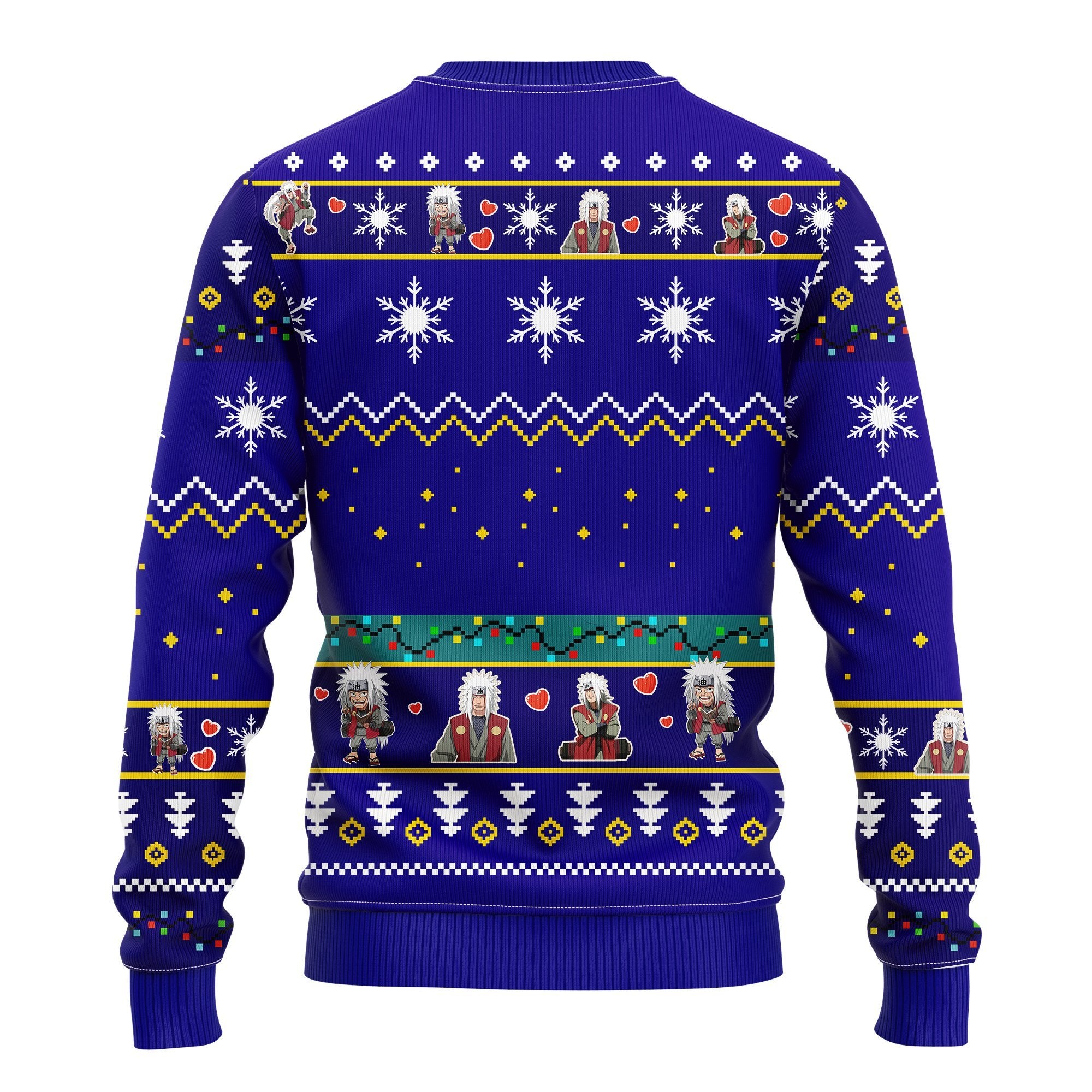 Jiraia Naruto Blue Ugly Christmas Sweater Amazing Gift Idea Thanksgiving Gift