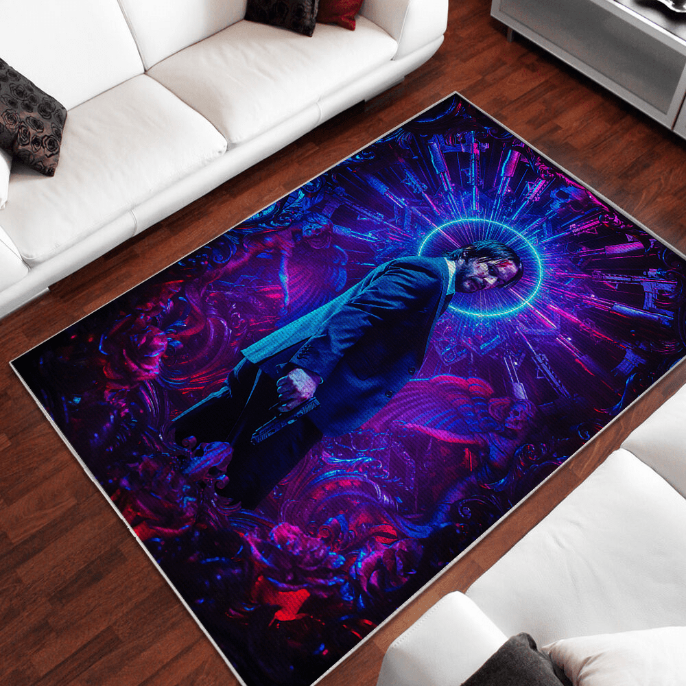 John Wick Area Rug Home Decor Bedroom Living Room Decor