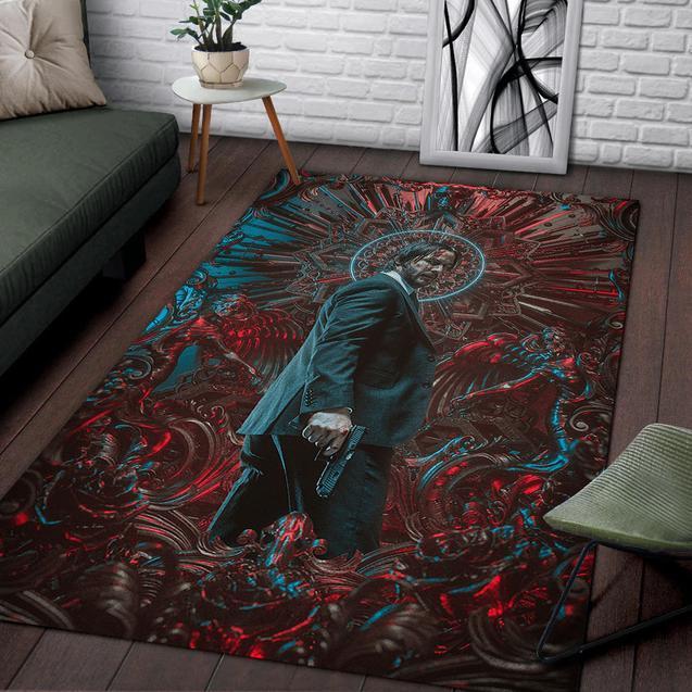 John Wick Rug Home Decor Bedroom Living Room Decor