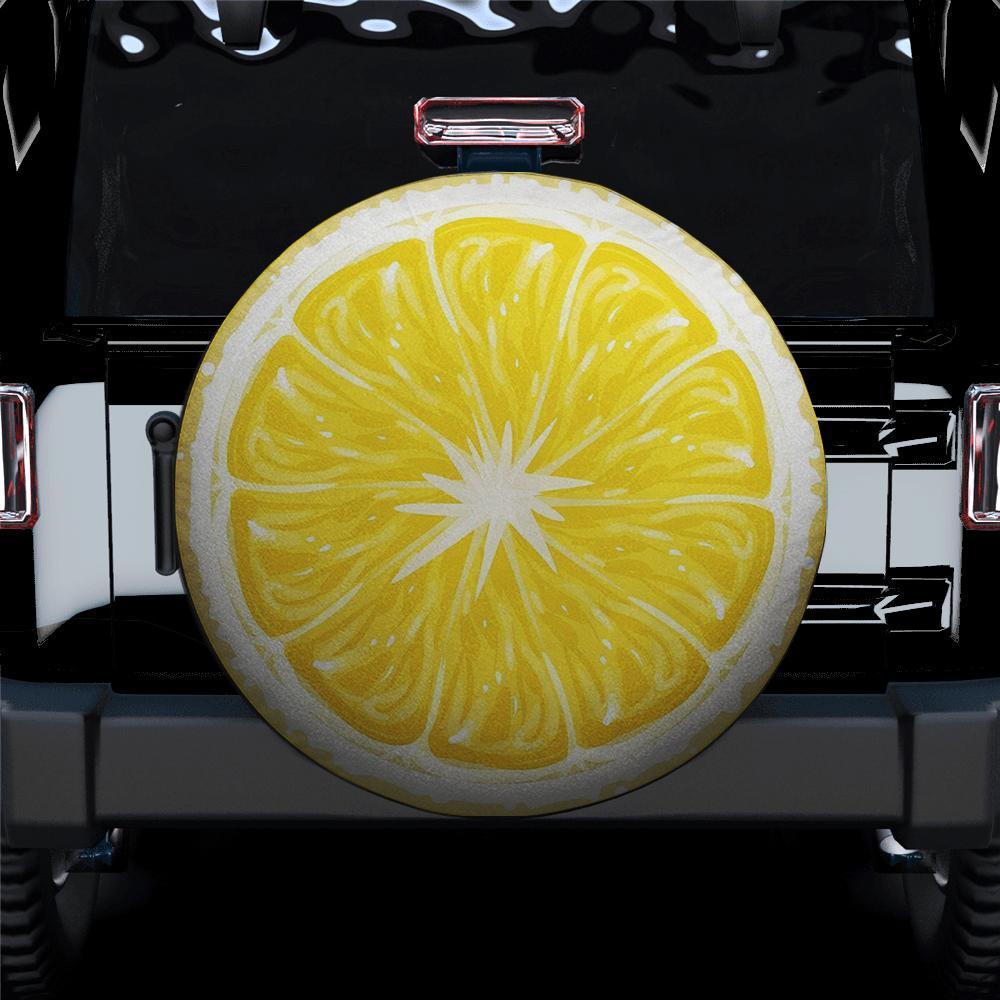 Juicy Lemon Spare Tire Cover Gift For Campers