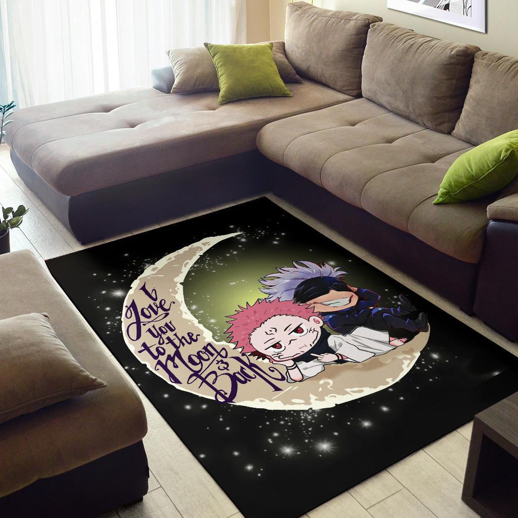Jujutsu Kaisen Gojo Sukuna Chibi Anime Area Rug Carpet