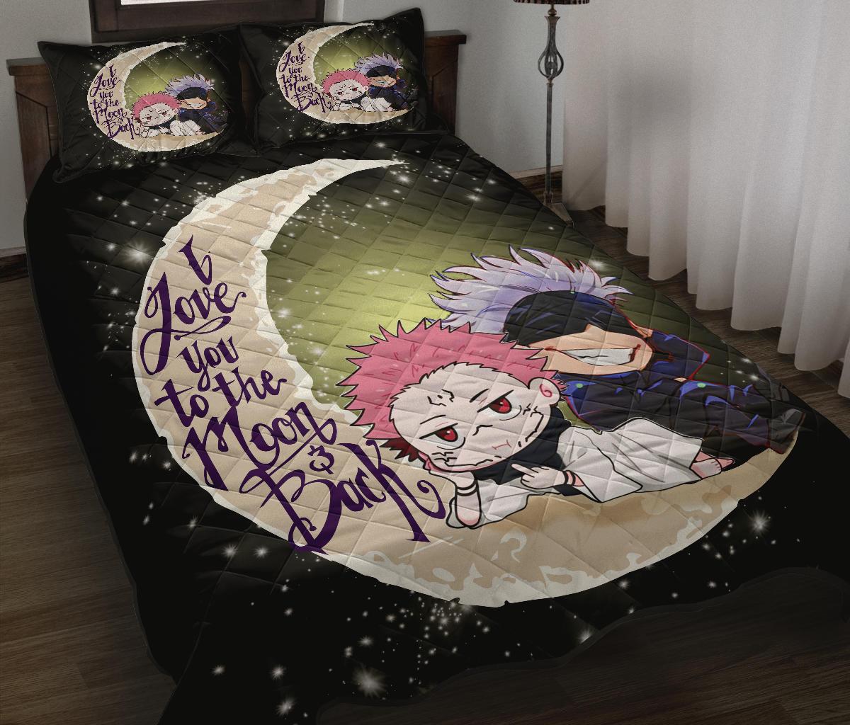 Jujutsu Kaisen Gojo Sukuna Chibi Anime Quilt Bed Sets
