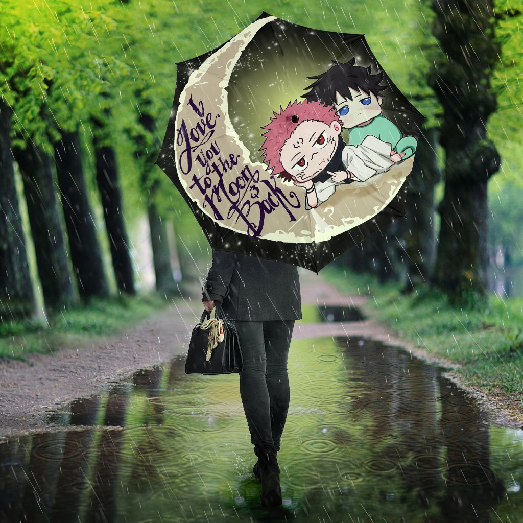 Jujutsu Kaisen Megumi Sukuna Chibi Cute Anime Umbrella