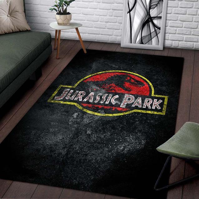 Jurassic Park The Adventure Continues Area Rug Home Decor Bedroom Living Room Decor