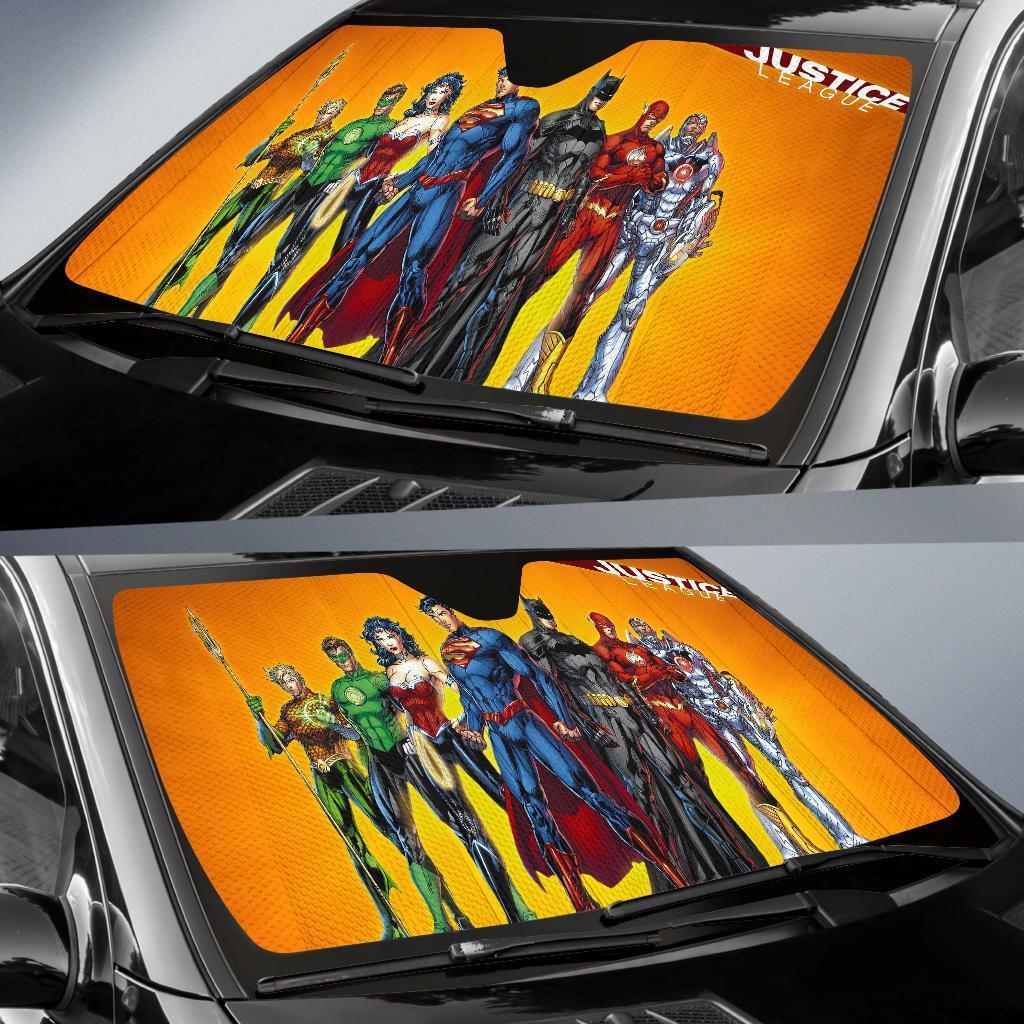 Justice League Auto Sun Shade Amazing Best Gift Ideas 2022