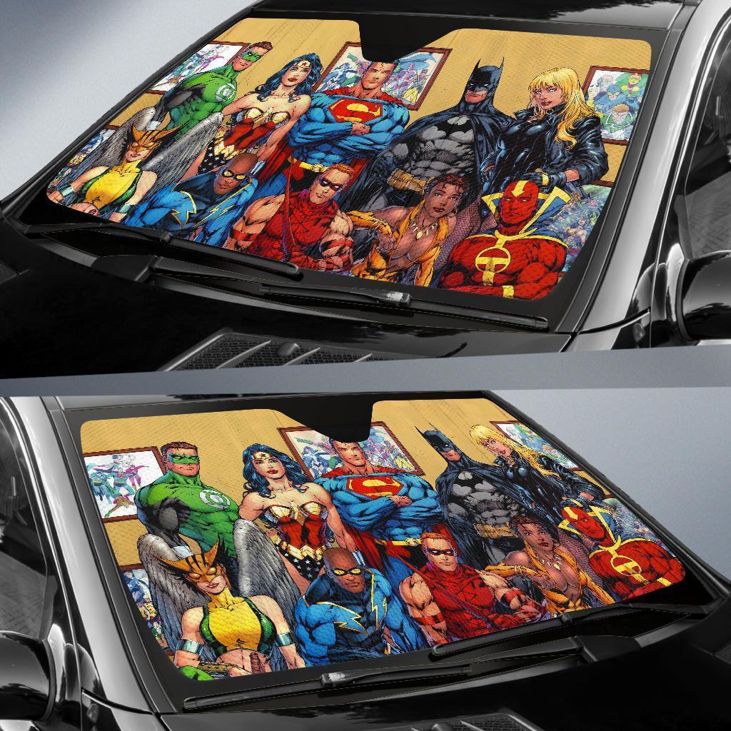 Justice League Car Sun Shade Amazing Best Gift Ideas 2022
