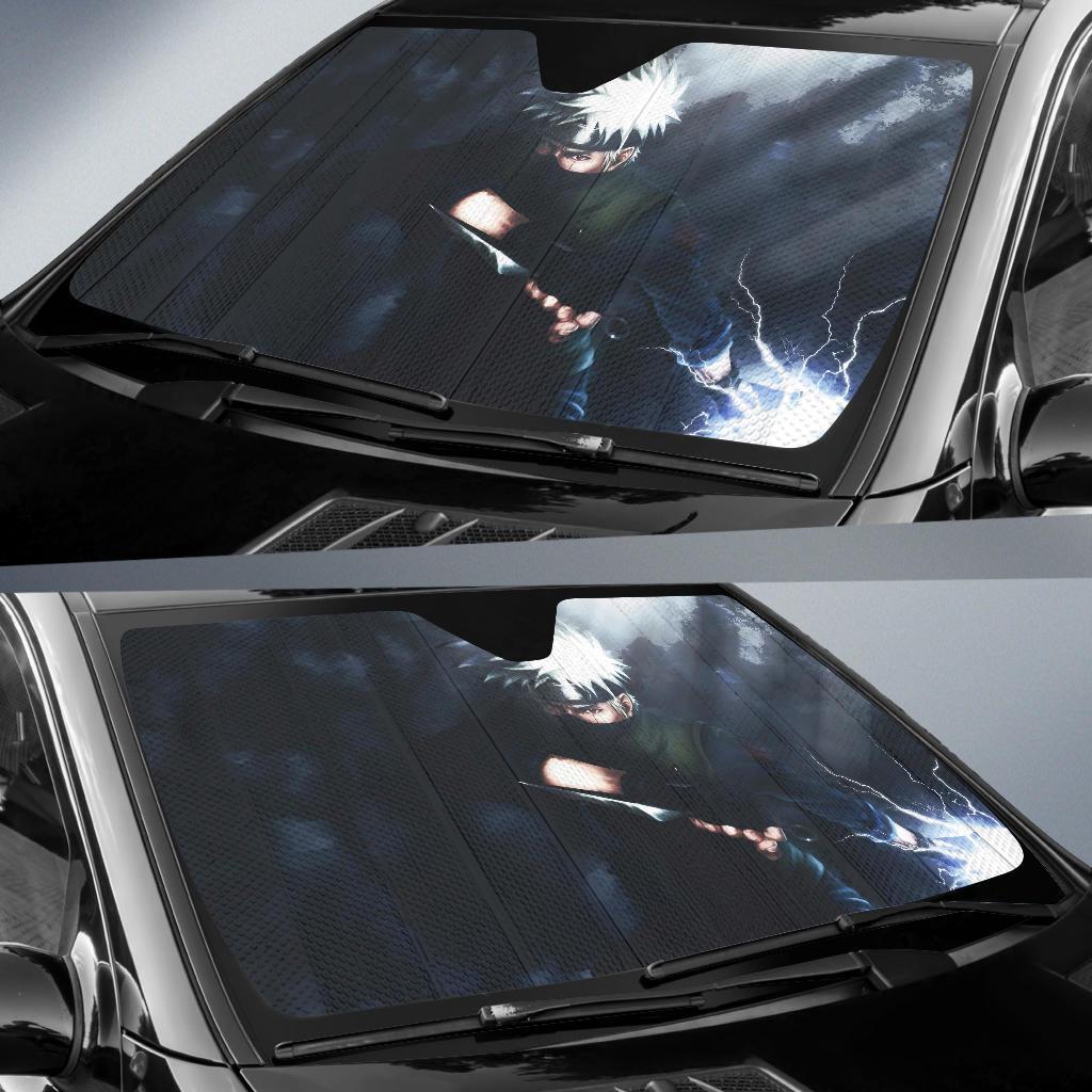 Kakashi Naruto Anime Auto Sun Shades Amazing Best Gift Ideas 2022