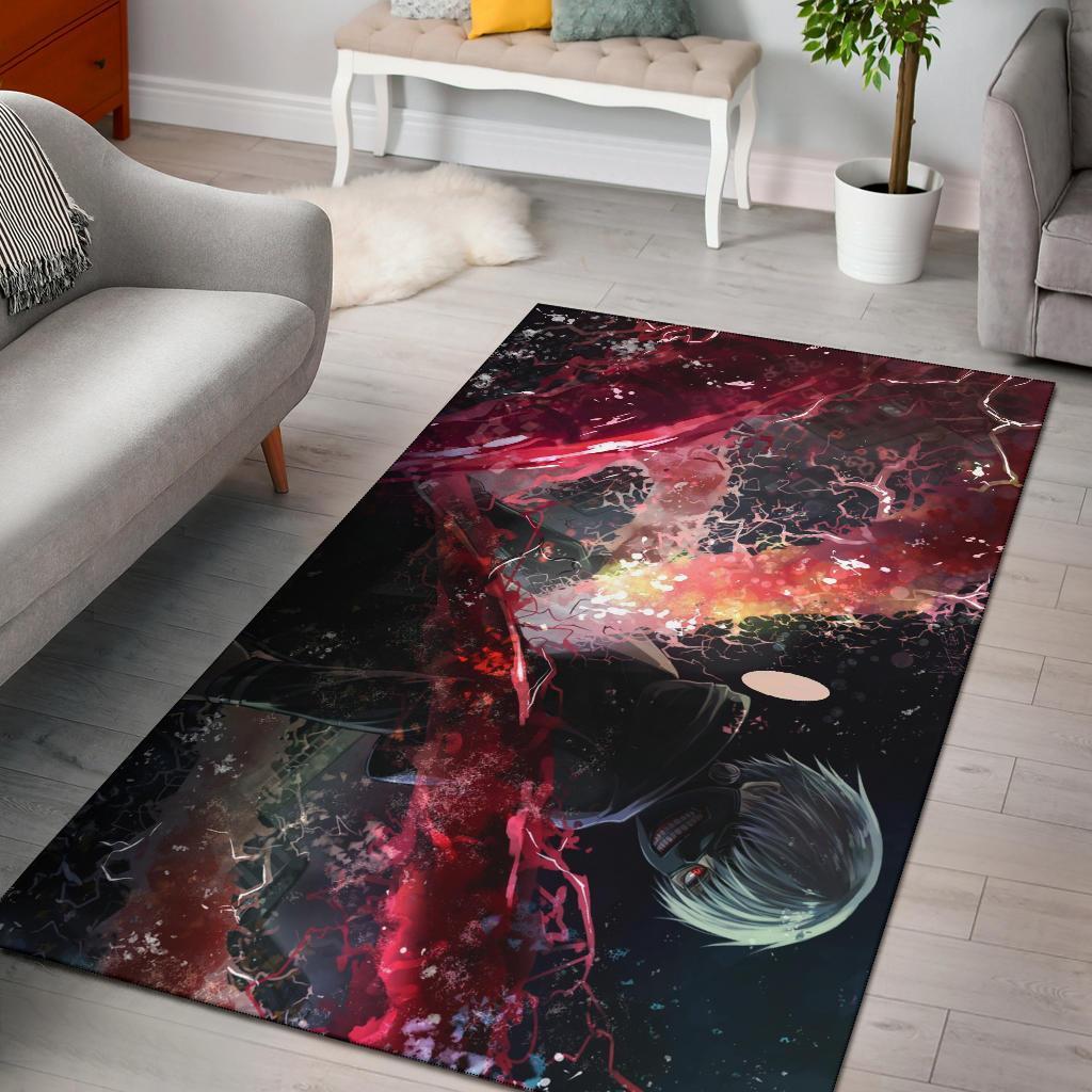 Kaneki Tokyo Ghoul Area Rug Carpet