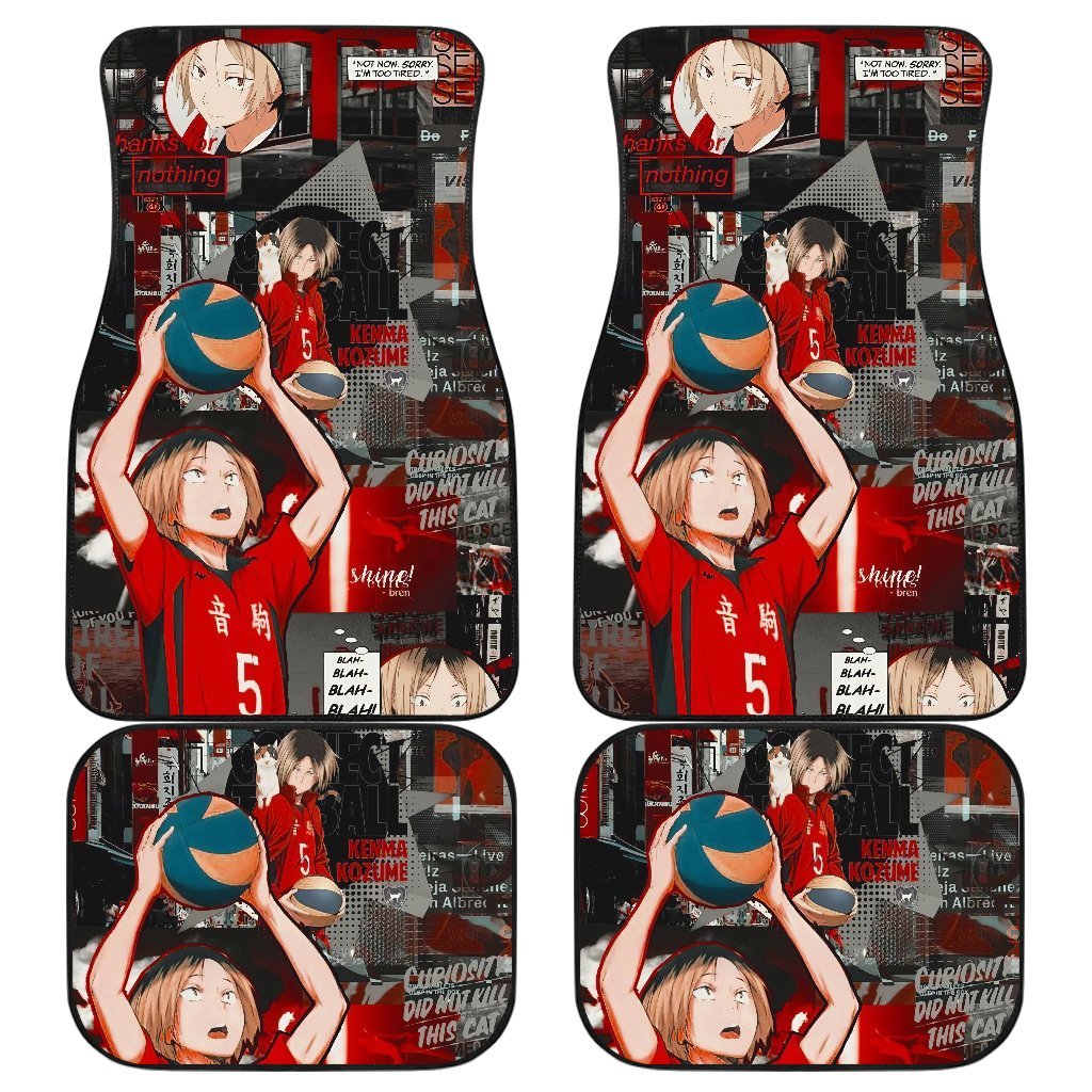 Kenma Kozuke Haikyuu!! Anime Car Floor Mats Custom Car Accessories Car Decor 2022