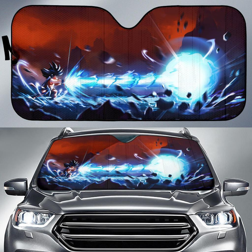 Kid Goku Kamehame Car Sun Shades Amazing Best Gift Ideas 2022