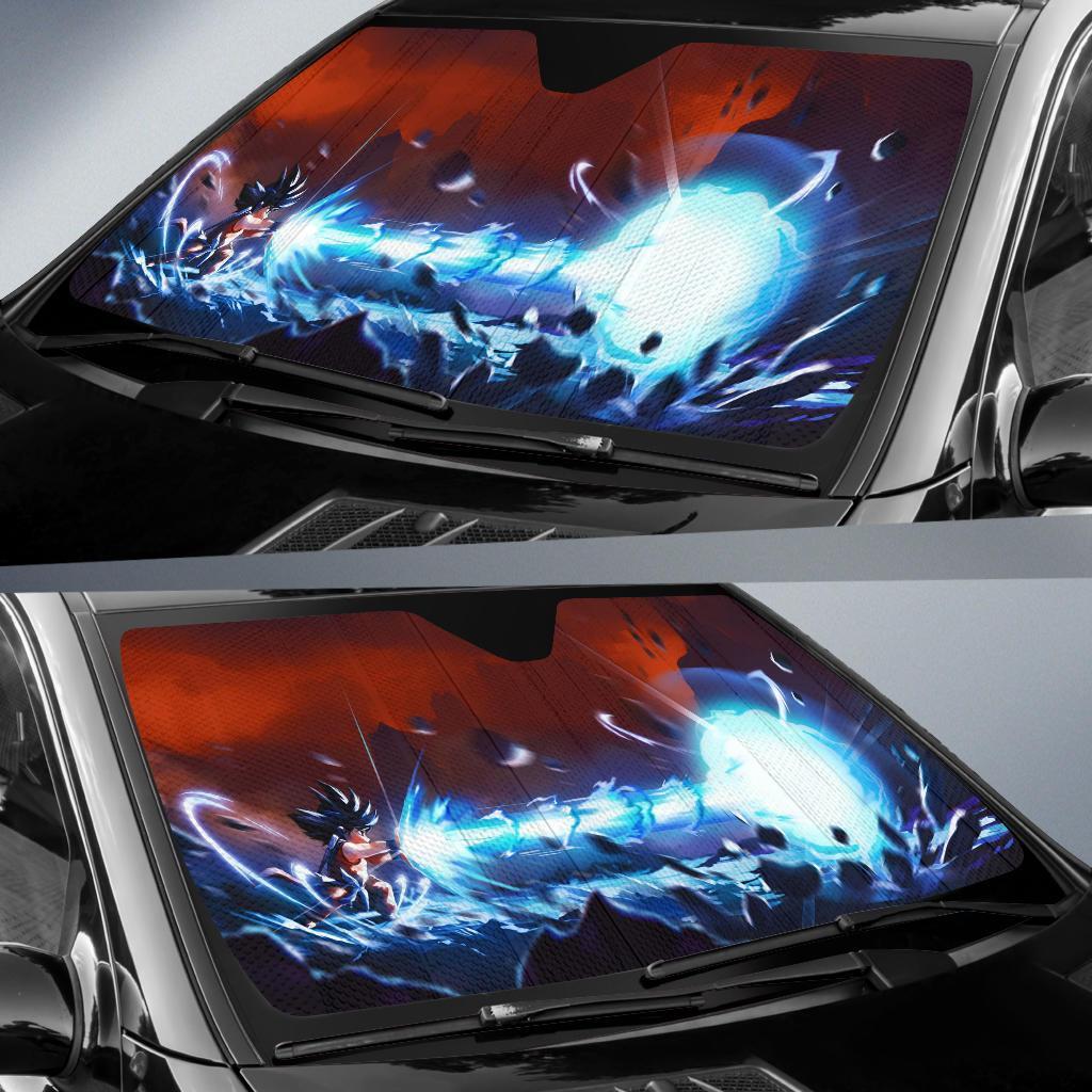 Kid Goku Kamehame Car Sun Shades Amazing Best Gift Ideas 2022