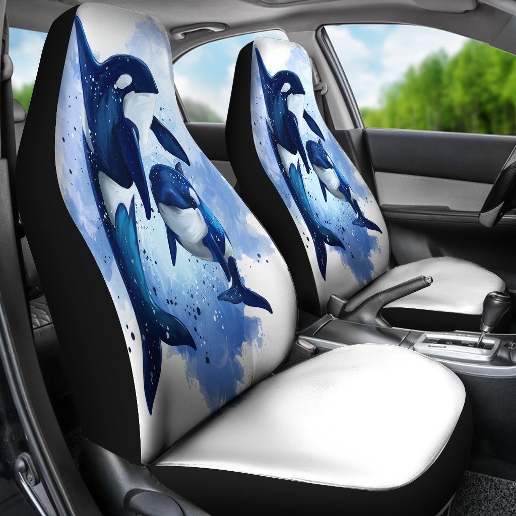 Killer Whale Seat Cover