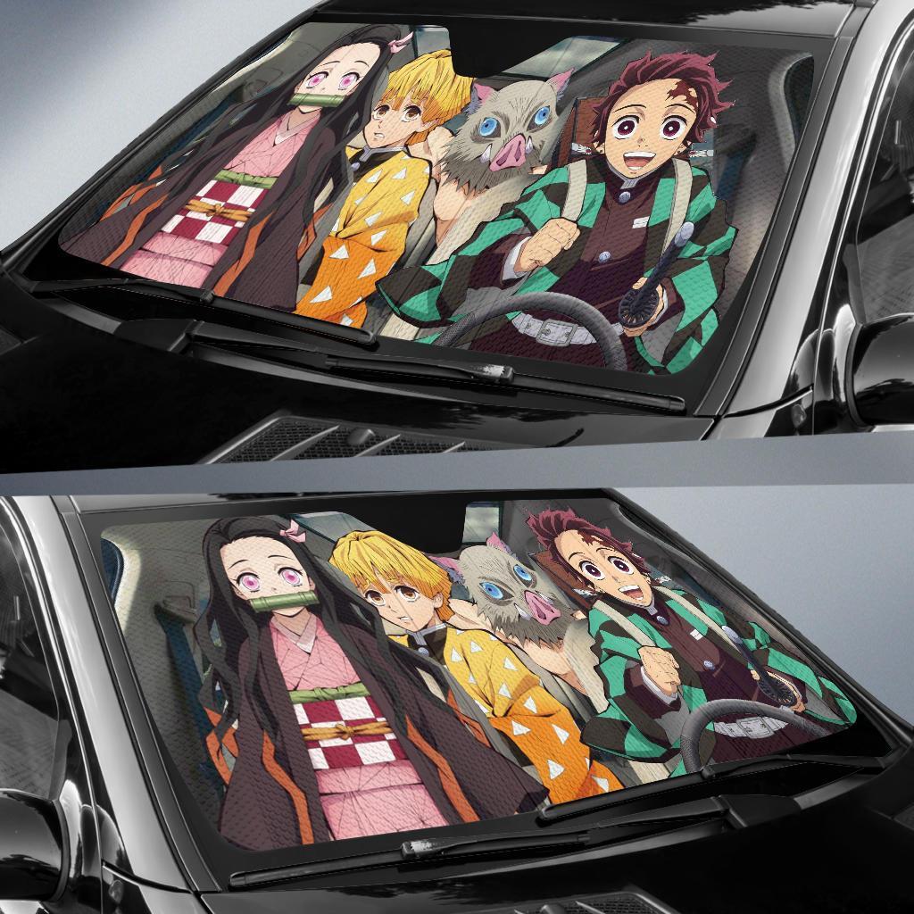 Kimetsu Yaiba Demon Slayer Auto Sun Shade Amazing Best Gift Ideas 2022